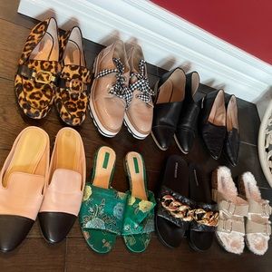 Collection of flats sold together.